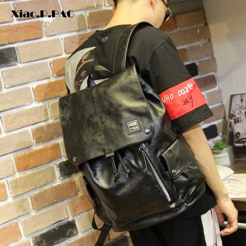 

Fashion Design Men Backpack Large Capacity 15 inch Notebook Computer Waterproof Minimalist Travel Bag Preppy Multifunctional Bag