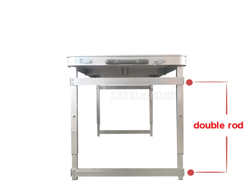 Открытый складной стол с 4 шт. табурет Кемпинг Алюминиевый сплав Пикник водонепроницаемый ультра-светильник прочный складной стол 120*60 см