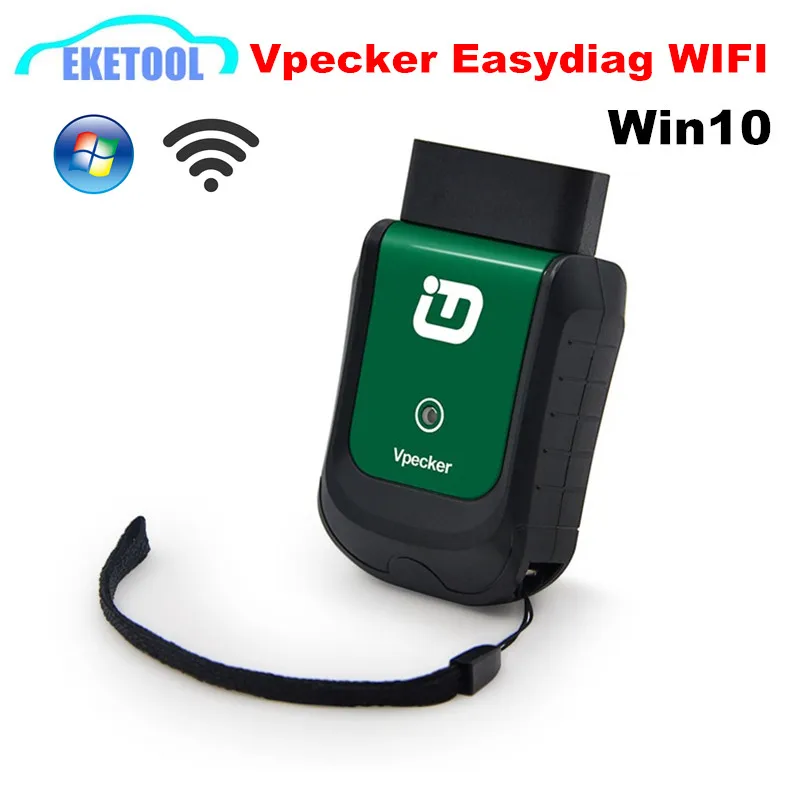 

WIFI Connection Vpecker Easydiag New V8.1 Supports WIFI&Win10 Better Than Launch iDIAG Add Oil Reset Function Update Online