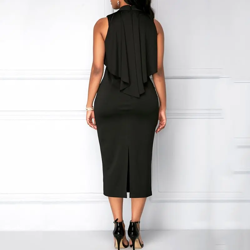 Для женщин Сексуальная Bodycon деловая модельная одежда летний комплект из туфель и