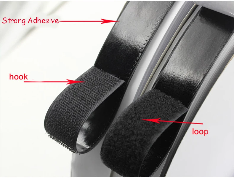 Double-sided Self Adhesive Fastener Tape Hook and Loop Strong Self Adhesive Fastener Tape Designer stickingTape Magic Tape