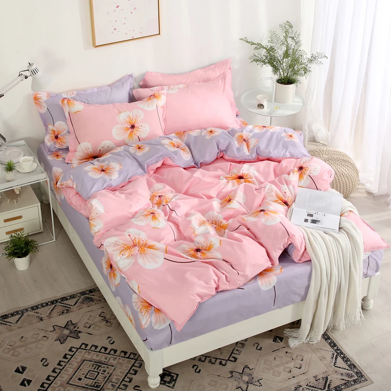 1 Pcs Bedding Set Duvet Cover Quilt Cover Comforter Cover Pillowcase King Full Twin Queen Size Edredon 200*230/220*240cm - Цвет: H6