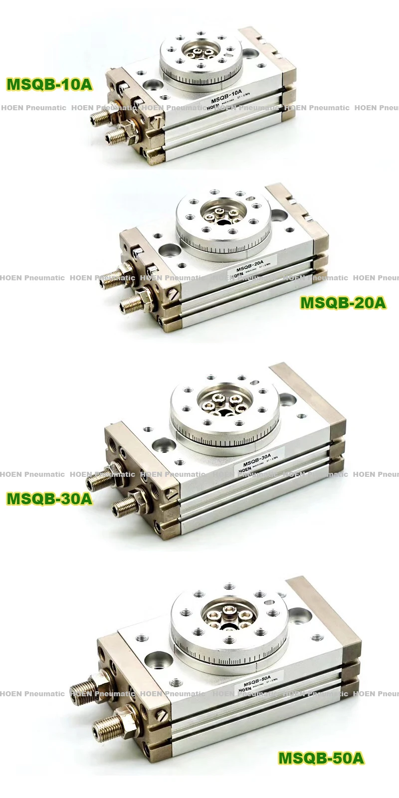 MSQ серии двойного действия роторный цилиндр/стойки и шестерни Тип пневматические Воздушные цилиндры MSQB-70R MSQB-70A