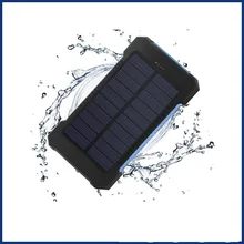 Waterproof 20000mah capacity solar type carregador de celular
