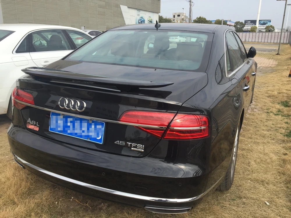 MONTFORD для Audi A8 спойлер 2015 2016 2017 ABS пластик Неокрашенный праймер цвет задний
