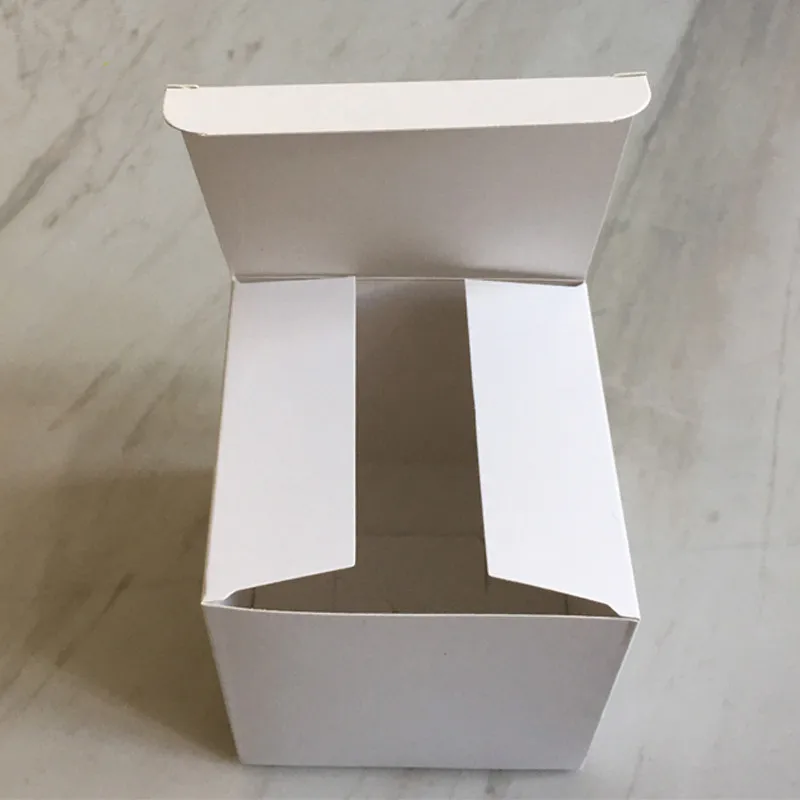 25 шт./партия-Большие размеры пустая белая 350gsm коробка упаковки картона, оплату за образц мы принимаем через системы мыло ручной работы вечерние подарок клапана трубы
