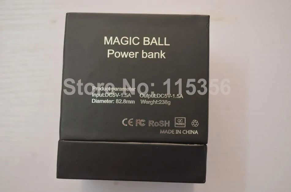 1 шт. Новые поступления: 10000 мАч Pokemon Go Ball power Bank Magic Ball зарядное устройство двойной USB порт для всех телефонов