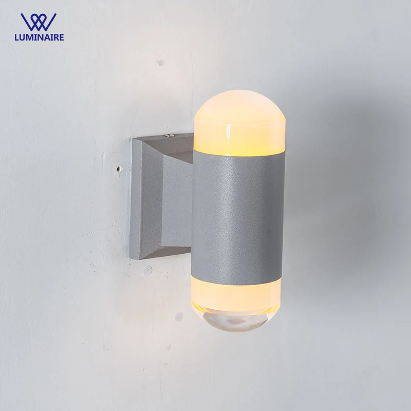 

VW Up and Down Outdoor Waterproof LED Wall Lamps AC85-265V Aluminum Courtyard Garden Porch Corridor Lights wall lamp fixture