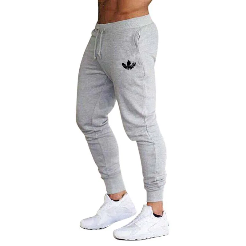 

2019 spring and summer new casual pants men's cotton slim twill cotton pants fashion pants men's brand clothing large size