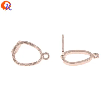 

Cordial Design 100Pcs 11*17MM Jewelry Accessories/Earrings Stud/Drop Ring Shape/Rhodium/DIY Making/Hand Made/Earring Findings