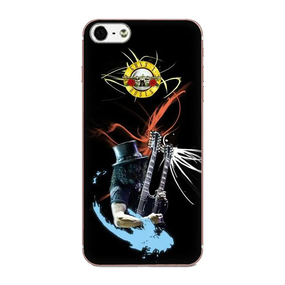 Чехол накладка из ТПУ Guns N Roses для Xiaomi Redmi Mi Note 7 8 9 SE Pro Lite Go Play|Чехлы-накладки| |
