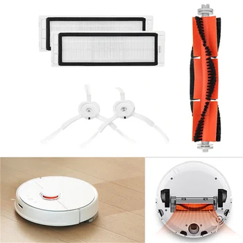 

5PCS Main Brush Filters Side Brushes for Xiaomi Mijia Xiaowa Roborock Vacuum Cleaner Vacuum Cleaner Parts