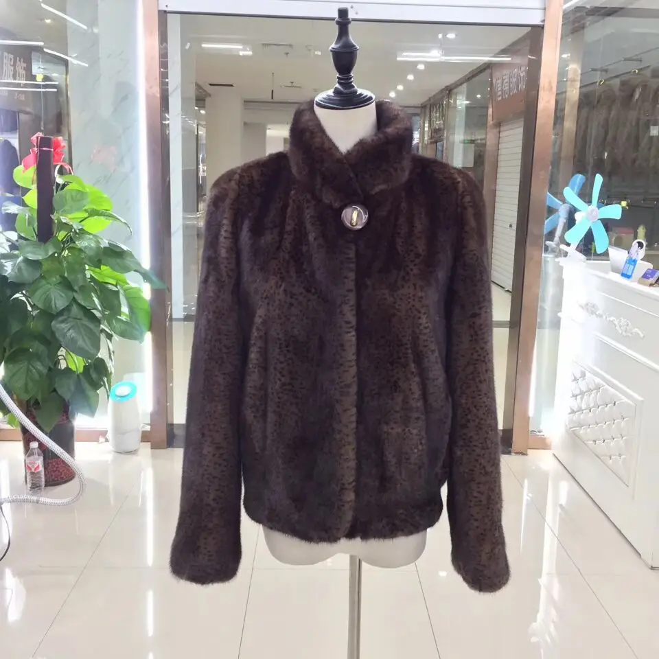 

FURSARCAR Women Real Mink Fur Coat Import Mink Fur Winter Jacket New Style Real Fur Outwear Female Girl's Genuine Mink Fur Coat