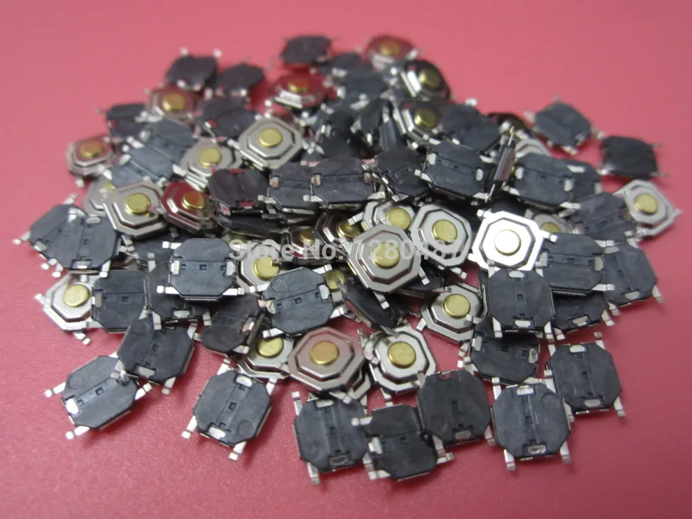 50 шт. Кнопка тактового выключателя SMD Микропереключатель 4x4x1 5 мм 4*4*1 мм|Детали и