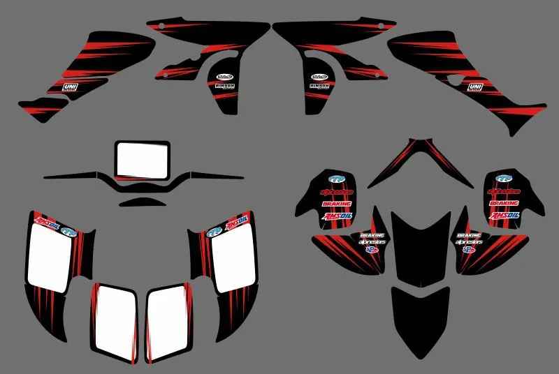 

0348 New STYLE DECALS STICKERS Graphics Kits For Honda TRX450R TRX 450R fourtrax ATV TRX 450 R
