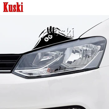 

Funny Peeking Monster Car Stickers For Porsche 911 Cayenne Macan