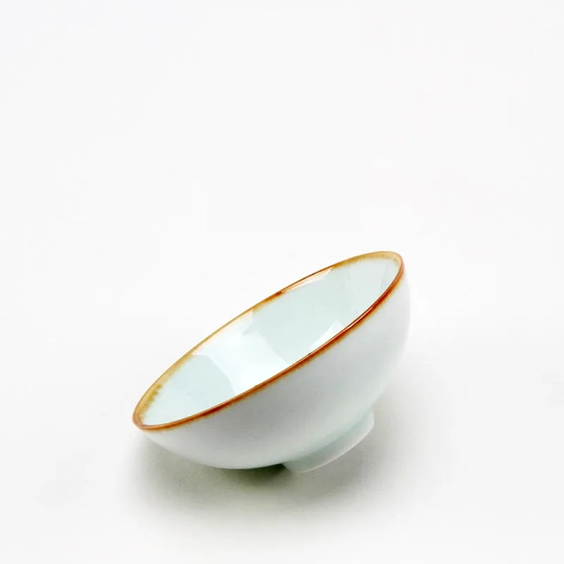 Китайский Ручная роспись лотоса рыбы керамический фарфор Jingdezhen Чай чашки Шапки