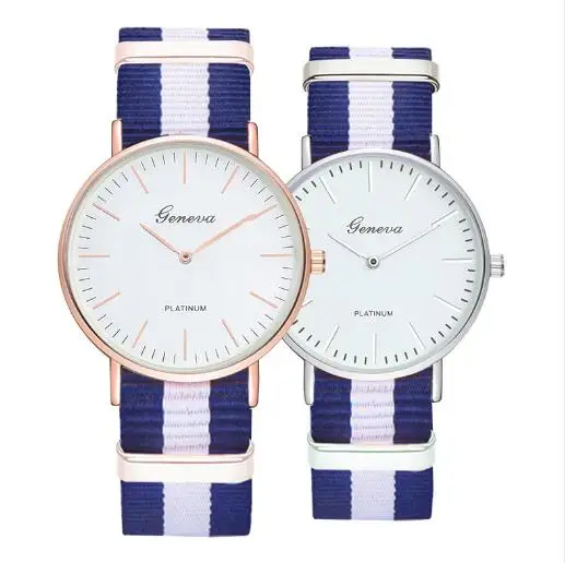 Fashion Classic Canvas Nylon Metal Strap Buckle Casual Watch Men Simple 18 Color Clock Quartz Couple Wrist Watches Women Relogio huismerk kopen in de aanbieding Fashion Classic Canvas Nylon Metal Strap Buckle Casual Watch Men Simple 18 Color Clock Quartz Couple Wrist Watches Women Relogio huismerk kopen in de aanbieding