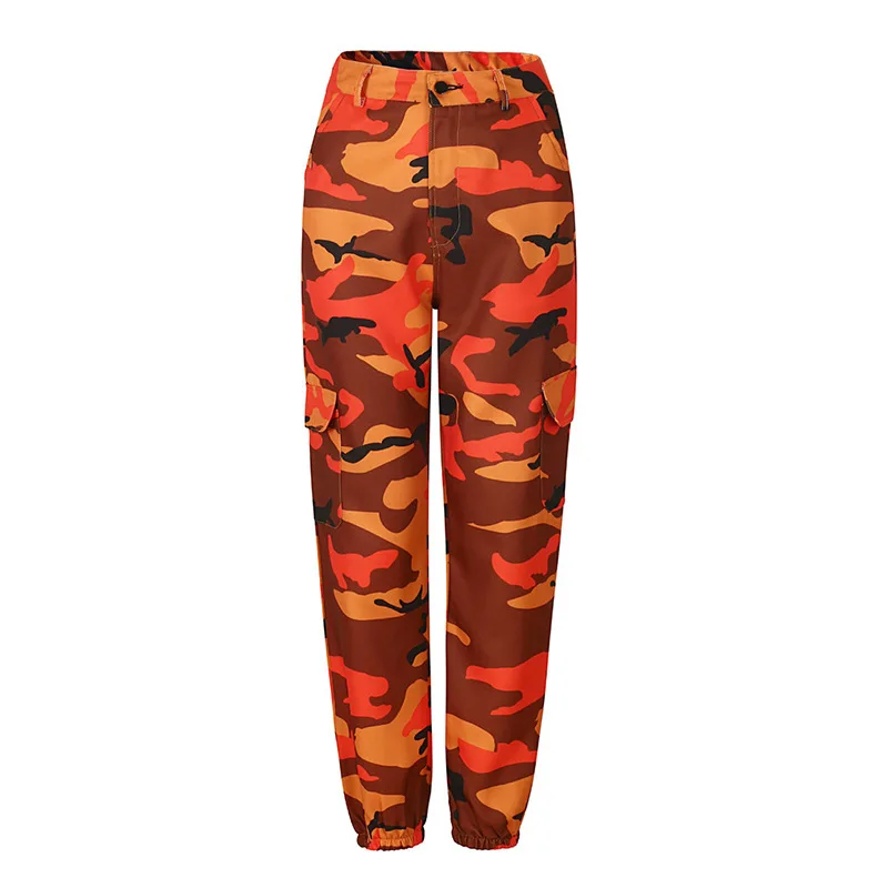 Adogirl camouflage loose women denim long pants military women overall haren pants patchwork meicai pencil pants plus size 3XL Adogirl camouflage loose women denim long pants military women overall haren pants patchwork meicai pencil pants plus size 3XL