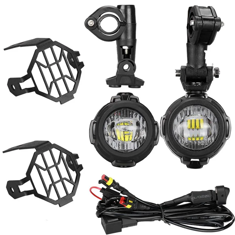 

For BMW R1200GS Front fog light for Led Driving Lights for BMW R 1200 GS Adventure LC 2014 2015 2016 Motorcycle Parts with relay
