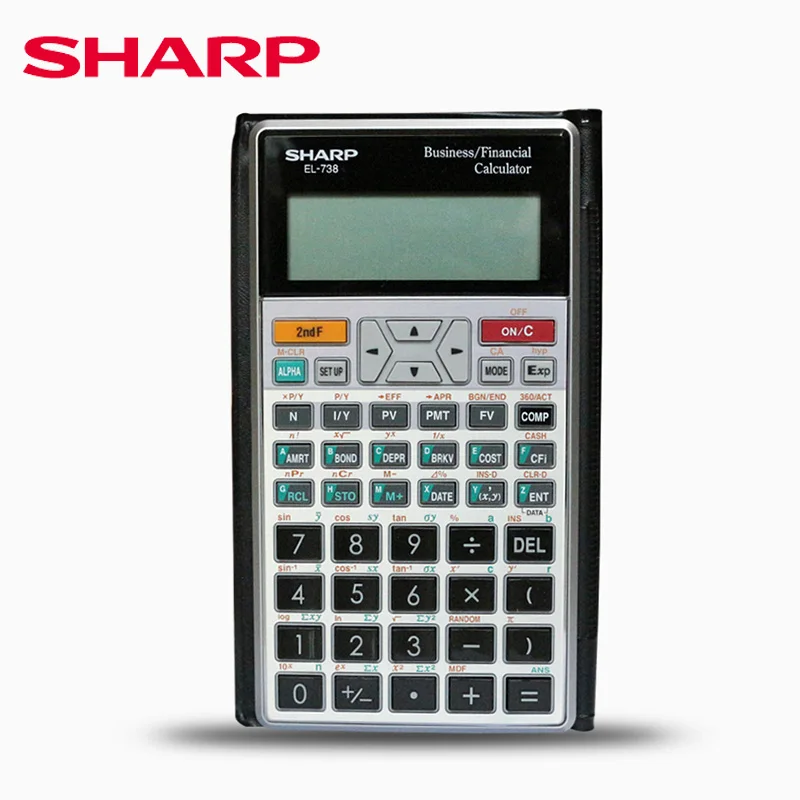 SHARP EL-738, профессиональный калькулятор для анализа, студенческий калькулятор, применимый вспомогательный калькулятор для обучения