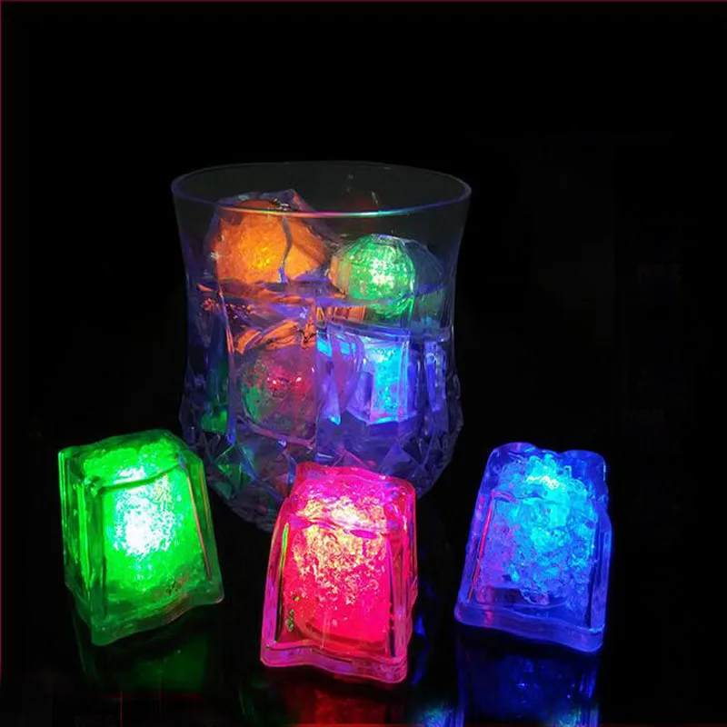 4 шт./компл. светодиодный флуоресцентный блок красочные Моделирование Flash Ice КТВ бар для Рождество принадлежности для юбилейной вечеринки