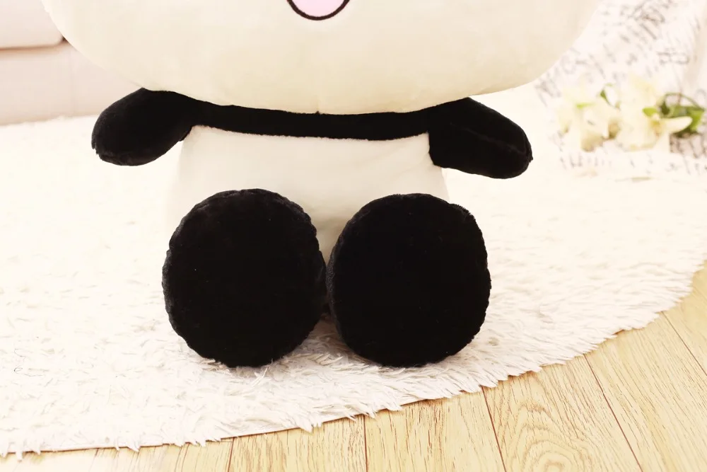 40 см Милая большая голова панда плюшевые игрушки плюшевая игрушка-животное кукла милый мультфильм медведь подарок для детей Детская диванная Подушка