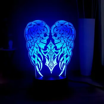 

Creative Child Toy 3D visual Lamp Kids Room Decor Fairy tale Mirror miko Led Night Light Atmosphere Birthday Party Holiday Gift