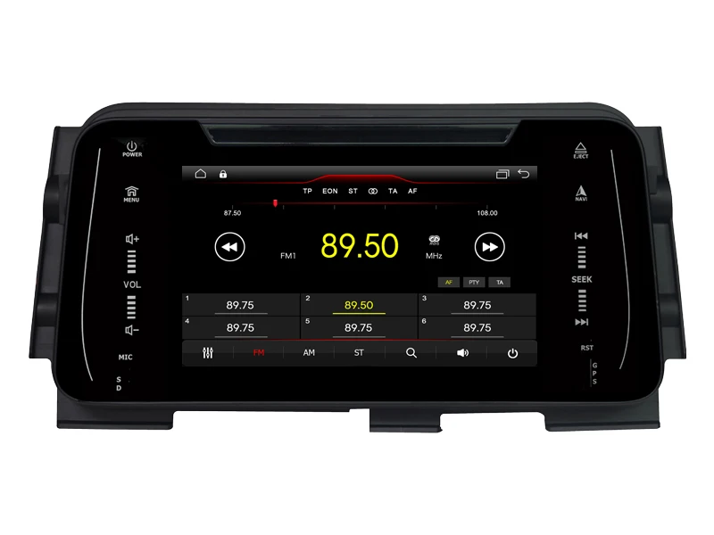 Sale Android 8.1 quad core car dvd player media stereo car audio music player wifi carplay gps headunit for NISSAN KICKS 2