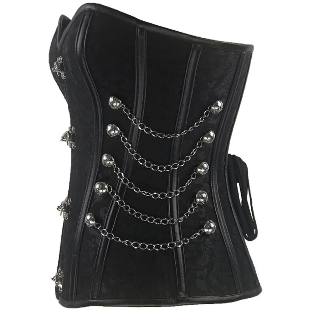 New-Fashion-Women-Black-Color-Shaper-wear-Plus-Size-XXL-Leather-Sexy-Hollow-Out-Body-Shaper (1)
