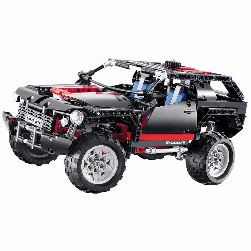 

Hot Sale Diy 589pcs Cruiser SUV Car Model Blocks Bricks Toys for Children Compatible With Legoingly Technic for Children Gifts