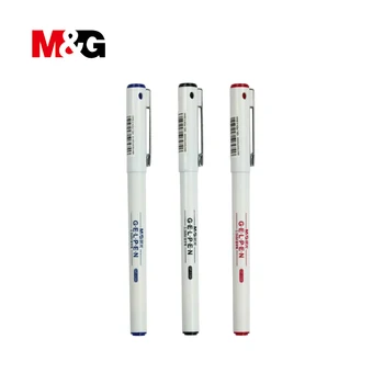 

M&G 3pcs 0.5mm simple gel pen plastic ballpoint pen stationery for students practical school & office supply normal office pen