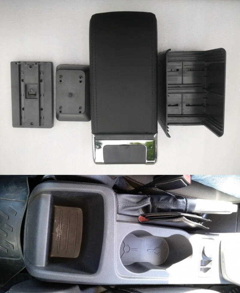 

For Ford focus 3 armrest box central Store content focus mk3 armres box with cup holder ashtray with USB interface Generic model