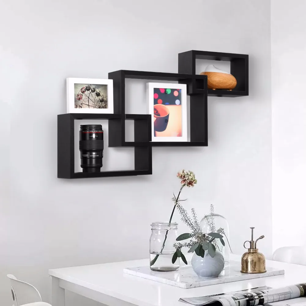 Floating Shelves Corner Wall Promotionshop For Promotional - Pieces Floating Wall Corner Shelf Unit Wall Mounted Shelving Bookcasestorage Display Organizer For Living Room Or Bedroom floating shelves corner wall promotionshop for promotional - pieces floating wall corner shelf unit wall mounted shelving bookcasestorage display organizer for living room or bedroom