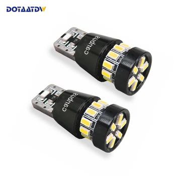 

DOTAATDW 6PCS Super Bright Canbus No Error 3014SMD T10 W5W 168 194 Car LED Reading Mirror License Plate Width light