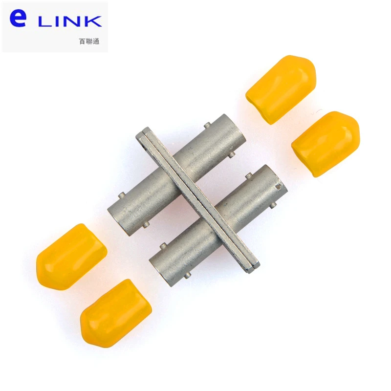 Monomodo e Multimodo de Fibra Acoplador de Fibra st para st Óptica Duplex Adapte Apc pc Manga Cerâmica Elink Bom 50pcs Upc 2 Telefonia e Comunicação