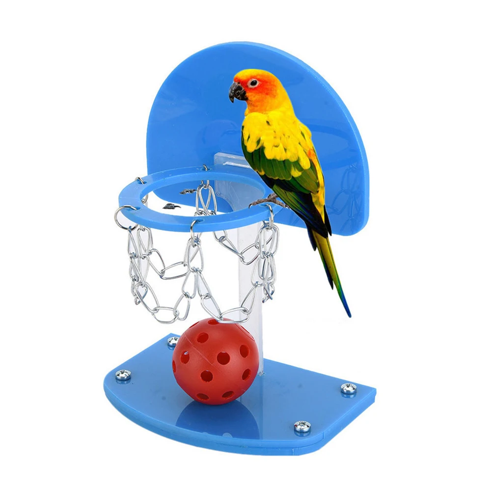 Принадлежности для птиц забавная игрушка мини-баскетбол для попугая интеллектуальная головоломка Развивающая игра жевательные игрушки - Цвет: big 200g 3