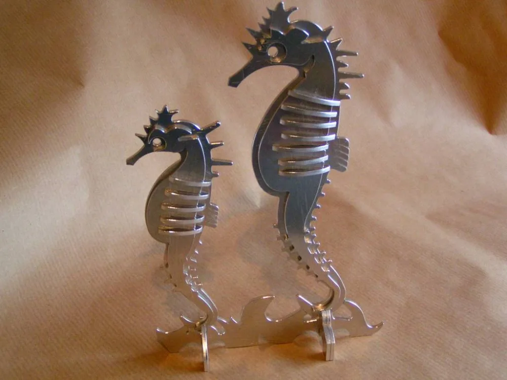

hippocampi DWG CAD drawing design file for cnc laser cutting