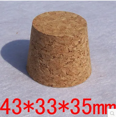 

Package accessories Large diameter cork sealed bottle cap 43MM*33MM*35MM glass ceramic pot drifting
