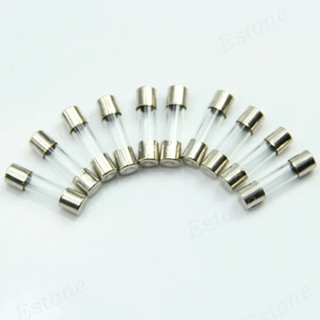 

10Pcs/Set 50V 2.5A/3A/5A/1A Quick Blow Glass Tube Fuses 5 x 20mm