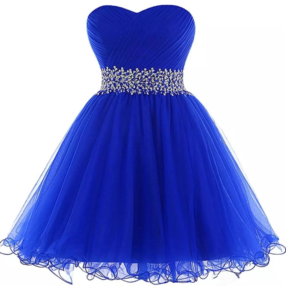 Royal Blue Homecoming Dresses A line ...