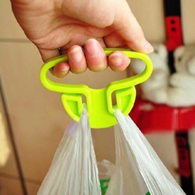 1pc Shopping Bag Hook Plastic Food Carrier Grocery Handle Comfortable