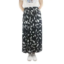 12 шт./пакет Заводская распродажа новые плиссированные юбки с оборками с эластичной резинкой на талии длинная юбка с подметкой(шелк льда: спандекс и чинлон