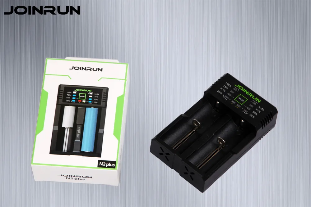 Оригинальное зарядное устройство Joinrun N2 Plus 18650 для 26650 16340 RCR123 14500 LiFePO4 Ni-MH Ni-Cd Li-Ion Rechareable battery