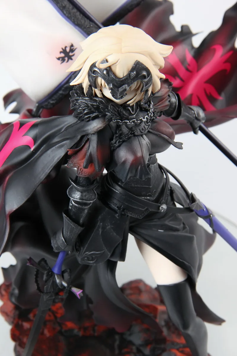 1 шт. японская аниме FGO черная линейка Fate Grand Order Jeanne D'Arc Alter 1/7 ПВХ фигурка модель игрушки кукла подарок дропшиппинг