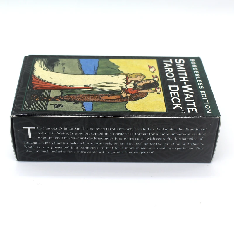 Полноценная английская версия Borderless Edition Smith Waite Tarot карточки игра с английской