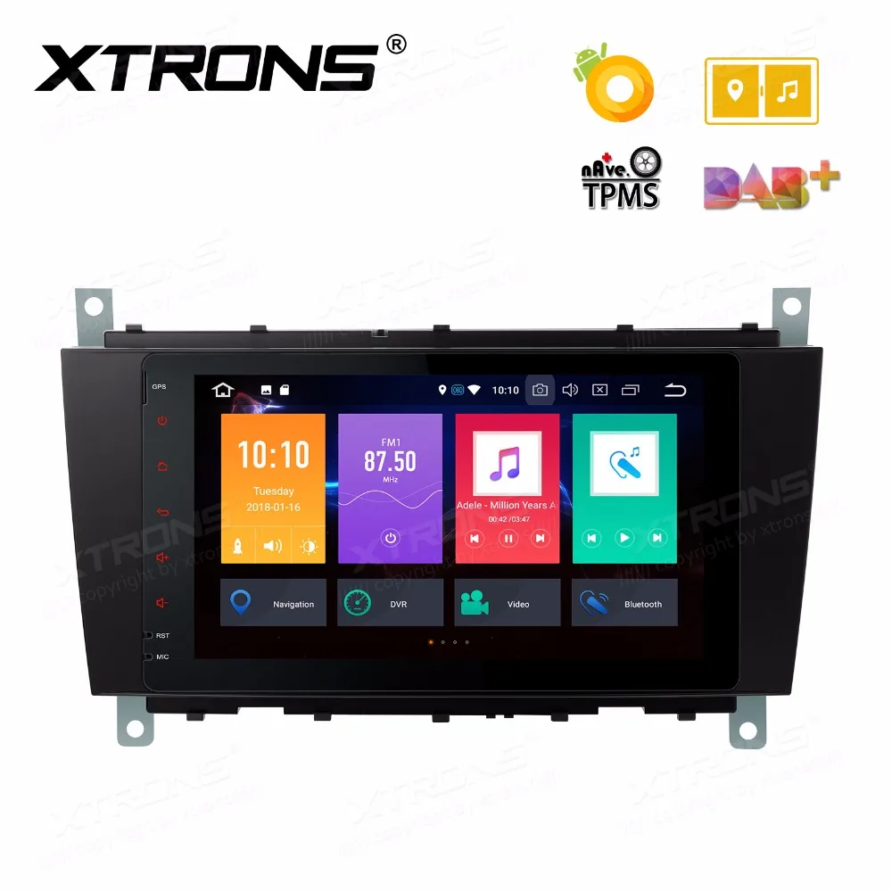 Android 8 0 автомобильный стерео радио плеер GPS без DVD для Mercedes Benz W209 2005 2006 W203 C180 C200 C220 C230