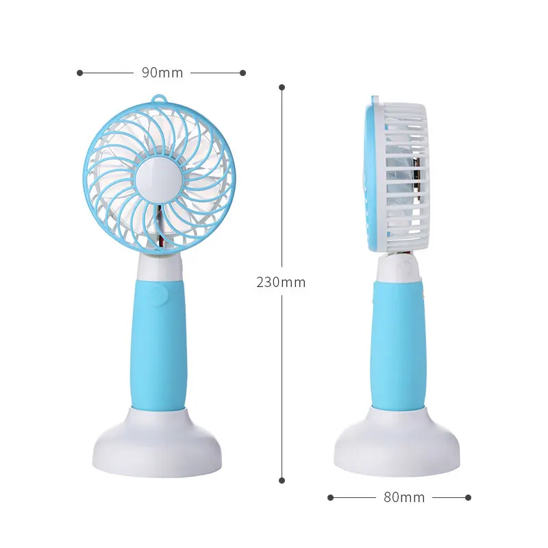 Ventilador del USB de mano aire acondicionado con batería recargable tabla mini portátil ventilador de refrigeración ventilador para el hogar