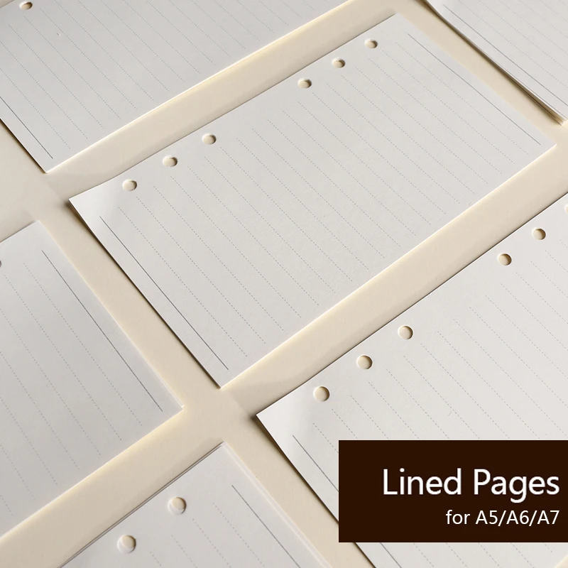 

Cute Lined Notebook Paper Colored Journal Horizontal Line Pages Office School Supplies Diary Journal Planner A5 A6 A7
