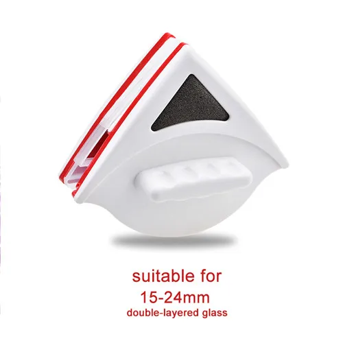 Домашний стеклоочиститель, инструмент для чистки стекол, двухсторонняя Магнитная щетка для мытья окон, щетка для мытья стекол, чистящие инструменты 3-40 мм - Цвет: 15-24mm